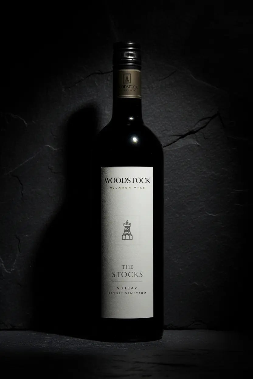 Woodstock The Stocks Shiraz 2018 750ml bottle of red wine from McLaren Vale