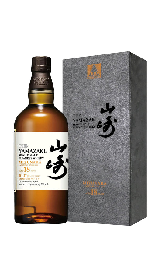 Find out more or buy Yamazaki 18 Year Old Mizunara 100th Anniversary Edition Japanese Single Malt Whisky 700mL available at Wine Sellers Direct's best prices - Australia's independent liquor specialists.