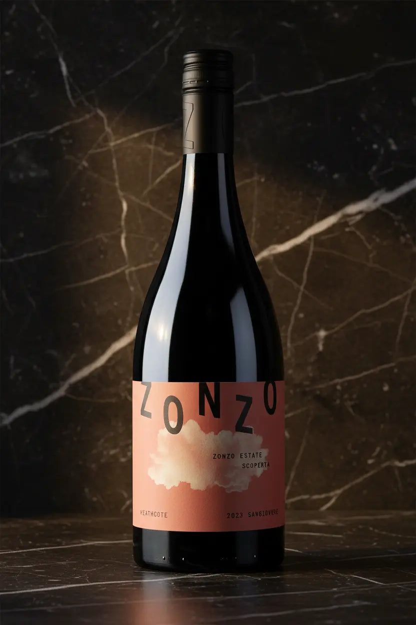 Zonzo Estate Scoperta Sangiovese 2023 750ml bottle — Heathcote, Victoria