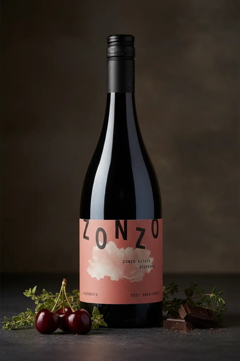 Zonzo Estate Scoperta Sangiovese 2023 750ml bottle — Heathcote, Victoria