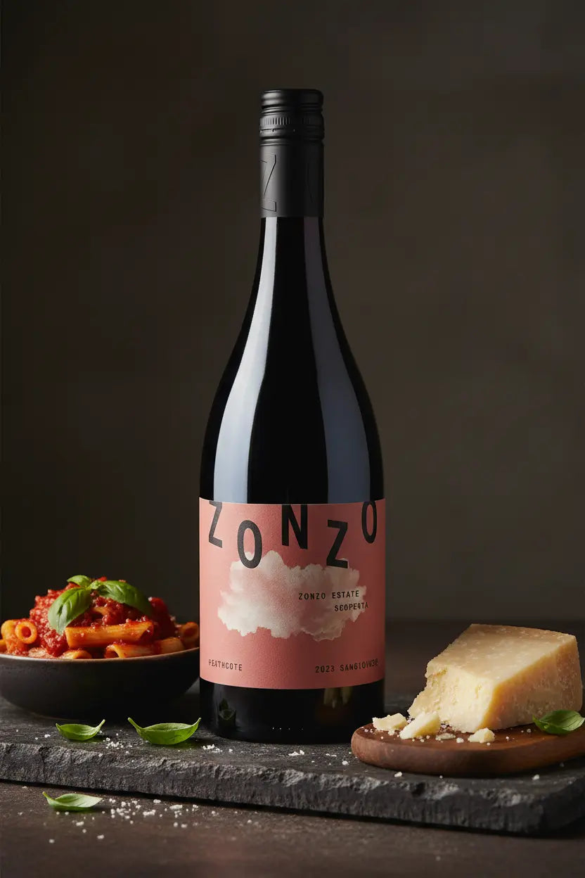Zonzo Estate Scoperta Sangiovese 2023 750ml bottle — Heathcote, Victoria
