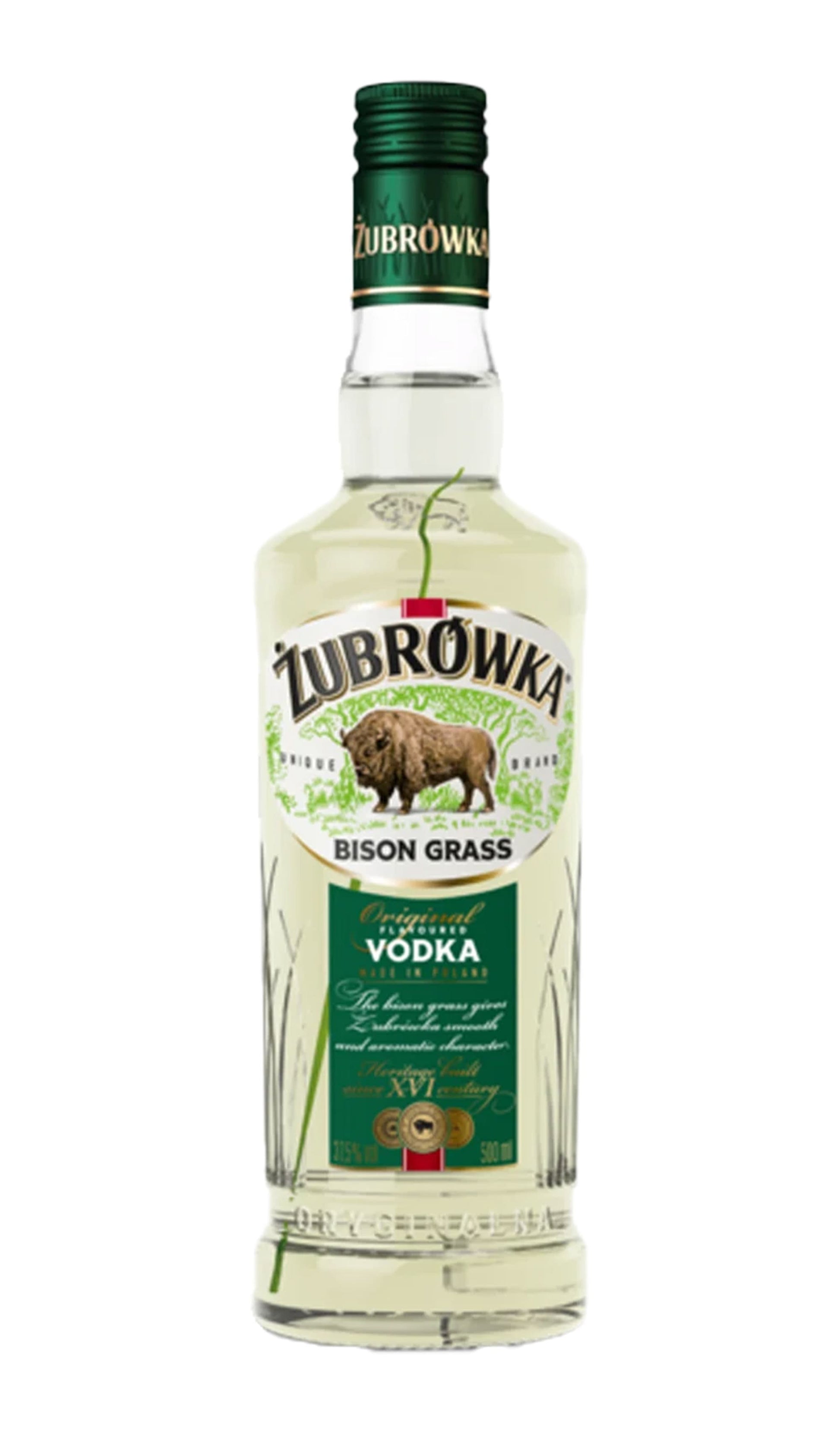 Buy Żubrówka Bison Grass Vodka 700mL (Poland) at Wine Sellers Direct's best prices.