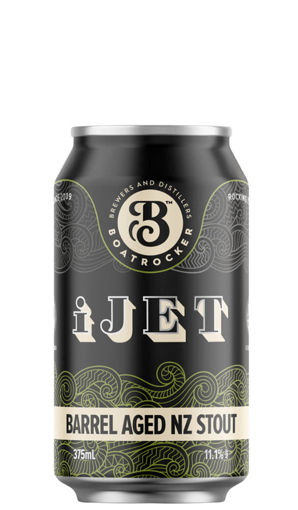 Boatrocker X 8Wired iJet Barrel Aged NZ Stout 375ml - Wine Sellers Direct