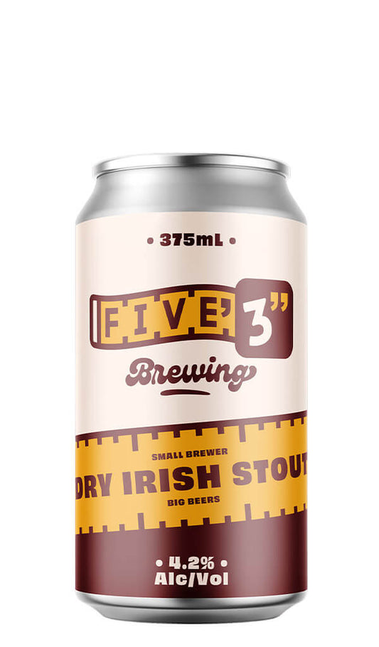 Five 3 Brewing Dry Irish Stout 375ml