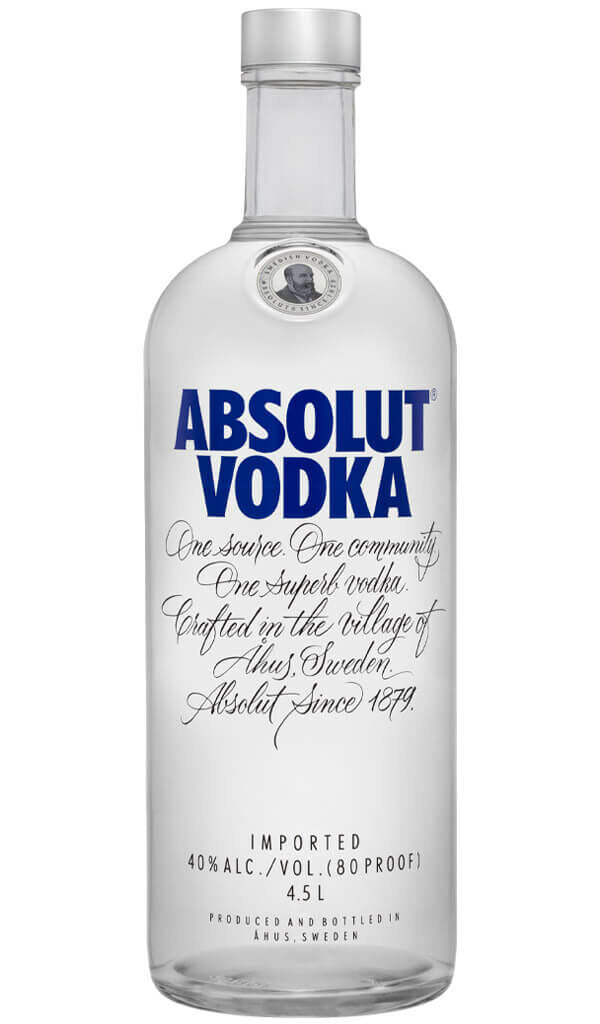 Find out more or buy Absolut Vodka 4.5L online at Wine Sellers Direct - Australia’s independent liquor specialists.