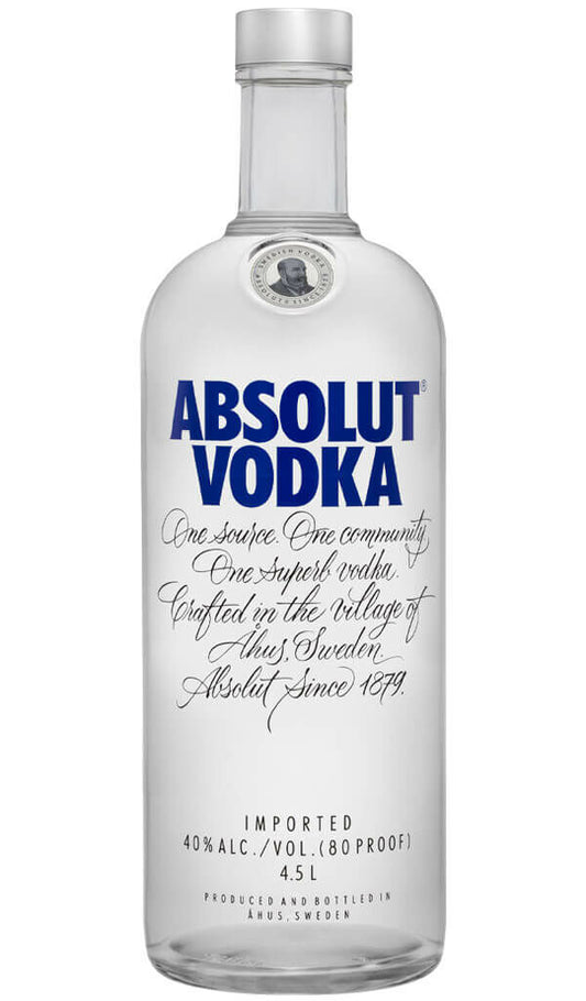 Find out more or buy Absolut Vodka 4.5L online at Wine Sellers Direct - Australia’s independent liquor specialists.
