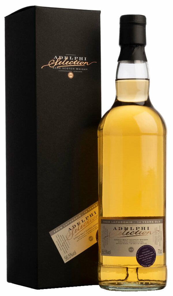 Find out more or buy Adelphi Laphroaig 2004 14 Year Old Islay Single Malt Scotch Whisky 56.5% 700ml online at Wine Sellers Direct - Australia’s independent liquor specialists.