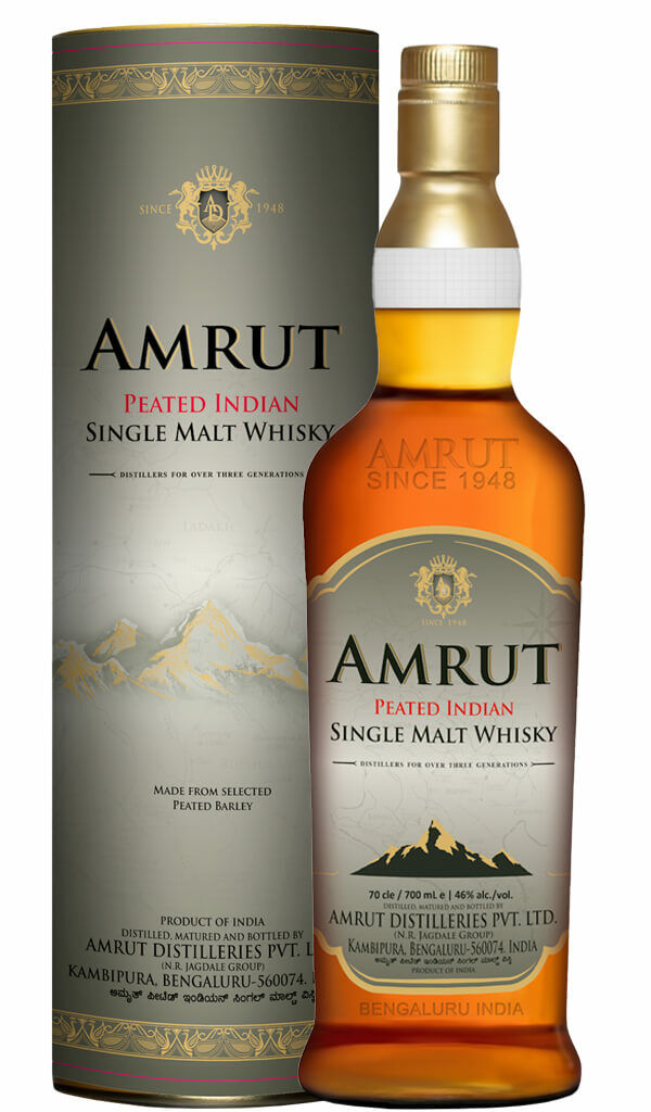 Find out more or buy Amrut Peated Indian Single Malt Whisky 700ml online at Wine Sellers Direct - Australia’s independent liquor specialists.