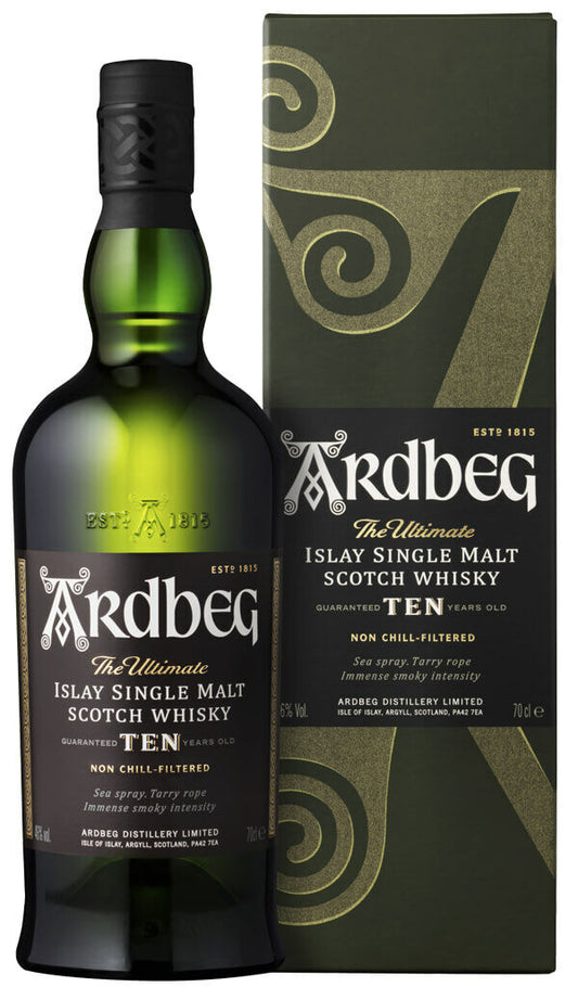 Find out more or buy Ardbeg 10 Years Old Single Malt (Scotch Whisky) 700ml online at Wine Sellers Direct - Australia’s independent liquor specialists.
