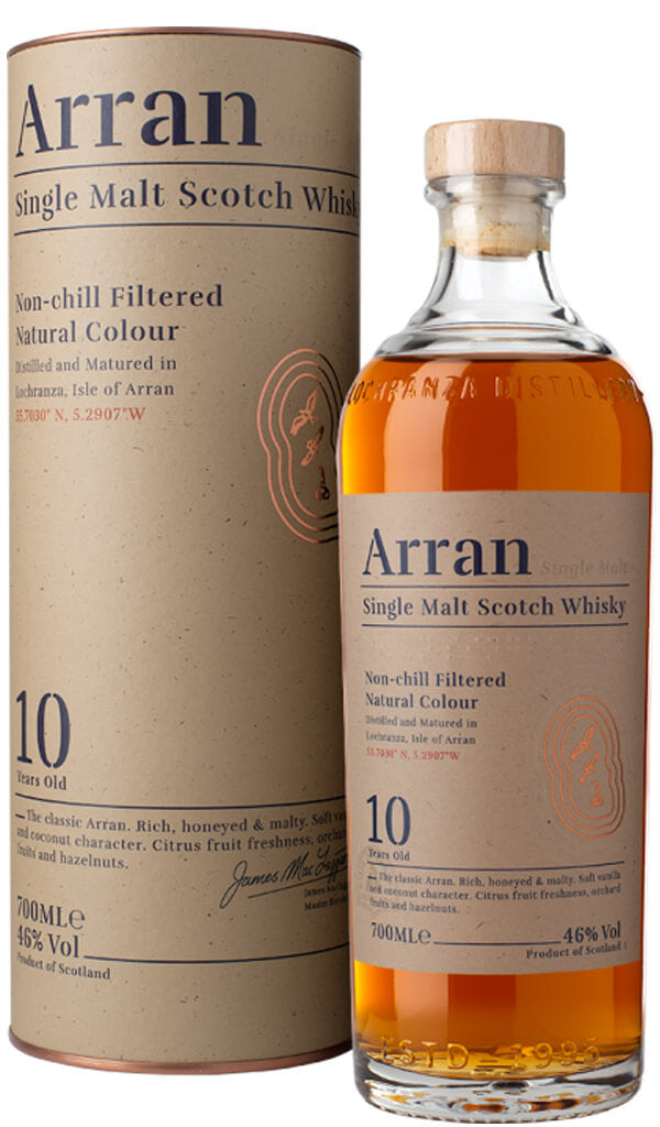 Find out more or buy Arran Single Malt 10 Year Old Scotch Whisky 700ml online at Wine Sellers Direct - Australia’s independent liquor specialists.
