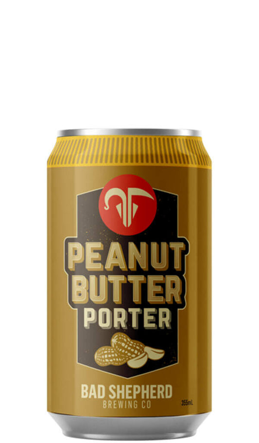 Find out more or buy Bad Shepherd Peanut Butter Porter 355ml online at Wine Sellers Direct - Australia’s independent liquor specialists.