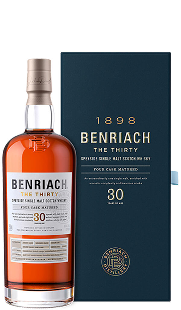 Find out more or purchase Benriach Speyside Single Malt 30 Year Old 700ml online at Wine Sellers Direct's best prices.