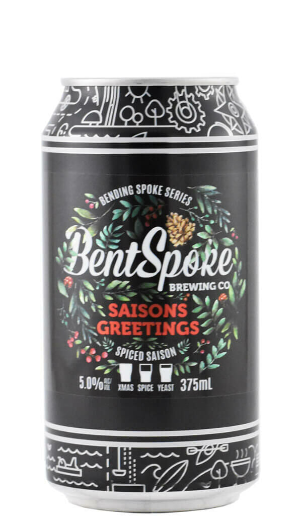 Find out more or buy BentSpoke Saisons Greetings Spiced Saison 375ml online at Wine Sellers Direct - Australia’s independent liquor specialists.