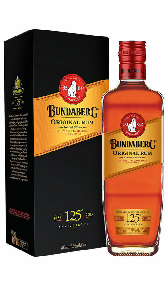 Find out more or buy Bundaberg Original 33 OP 2013 125th Anniversary online at Wine Sellers Direct - Australia’s independent liquor specialists.