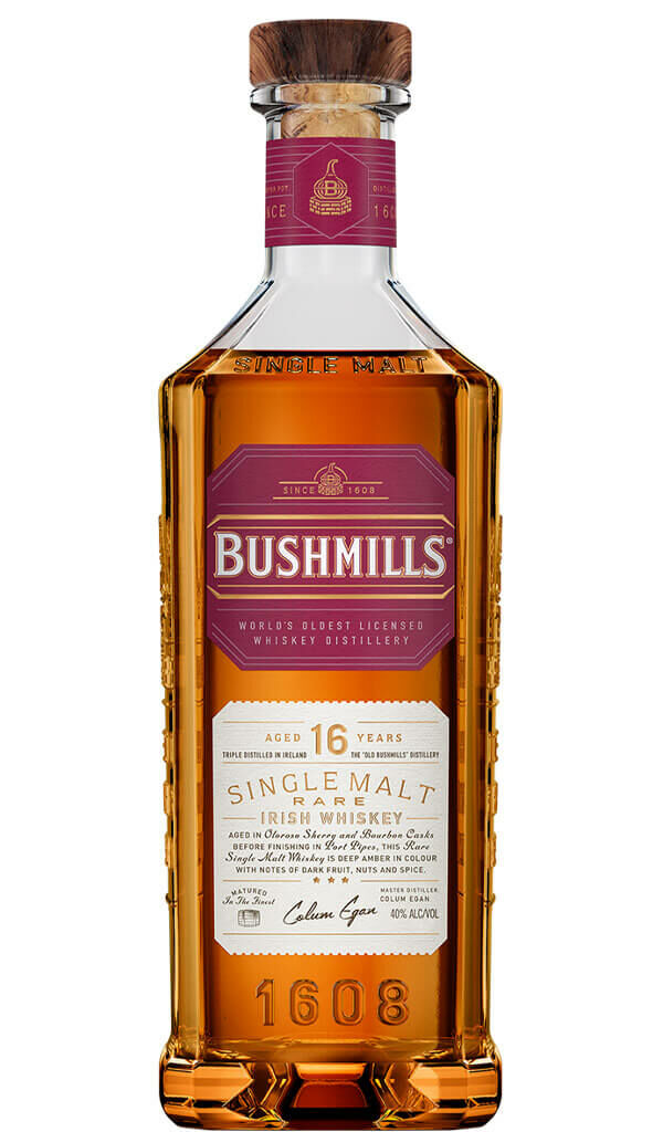 Find out more or buy Bushmills Single Malt Irish Whiskey 16 Year Old 700ml online at Wine Sellers Direct - Australia’s independent liquor specialists.