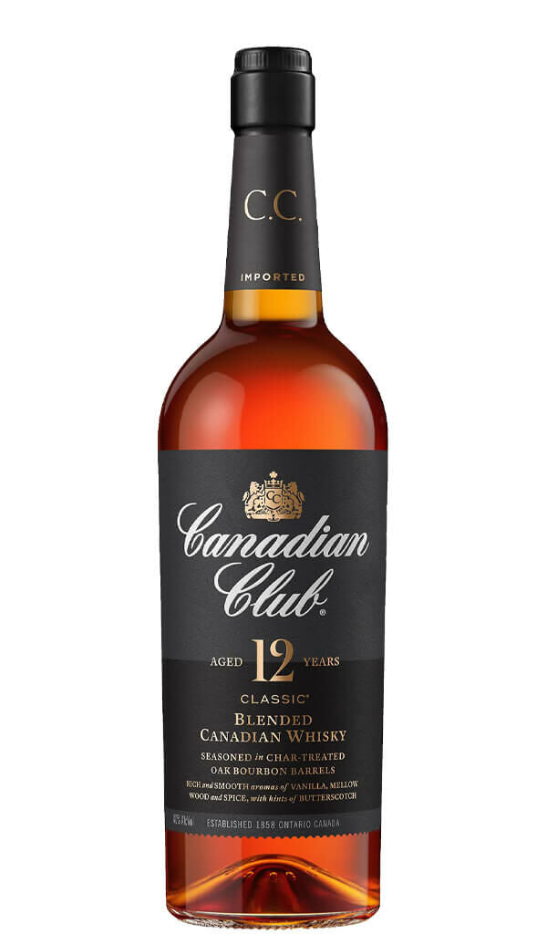 Find out more or buy Canadian Club 12 Year Old Classic Canadian Whisky 700ml online at Wine Sellers Direct - Australia’s independent liquor specialists.