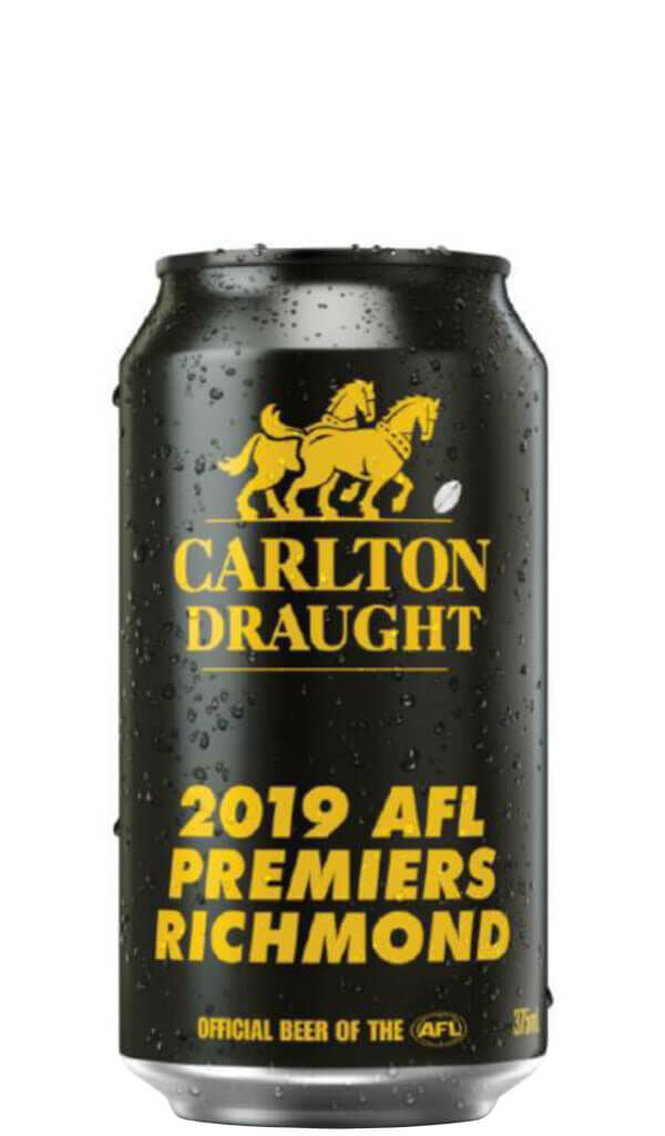 Find out more or buy Carlton Draught Richmond 2019 AFL Premiership Cans 375ml (6-Pack) online at Wine Sellers Direct - Australia’s independent liquor specialists.