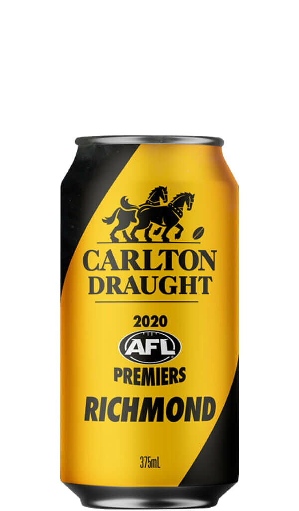 Find out more or buy Carlton Draught Richmond 2020 AFL Premiership Cans 375ml (6-Pack) online at Wine Sellers Direct - Australia’s independent liquor specialists.