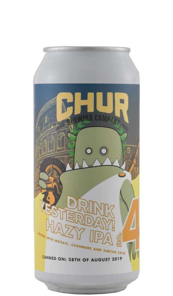 Find out more or buy Chur Drink Yesterday Hazy IPA No.4 440ml online at Wine Sellers Direct - Australia’s independent liquor specialists.