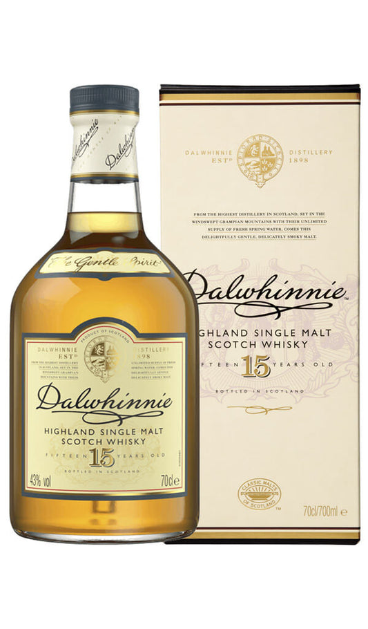 Find out more or purchase Dalwhinnie Highland Single Malt 15 Year Old Scotch Whisky 700ml available online at Wine Sellers Direct - Australia's independent liquor specialists.