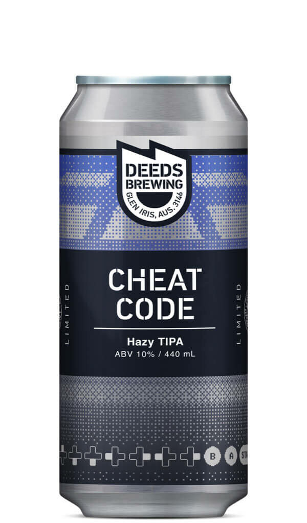 Find out more or buy Deeds Brewing Cheat Code Hazy TIPA 440ml online at Wine Sellers Direct - Australia’s independent liquor specialists.