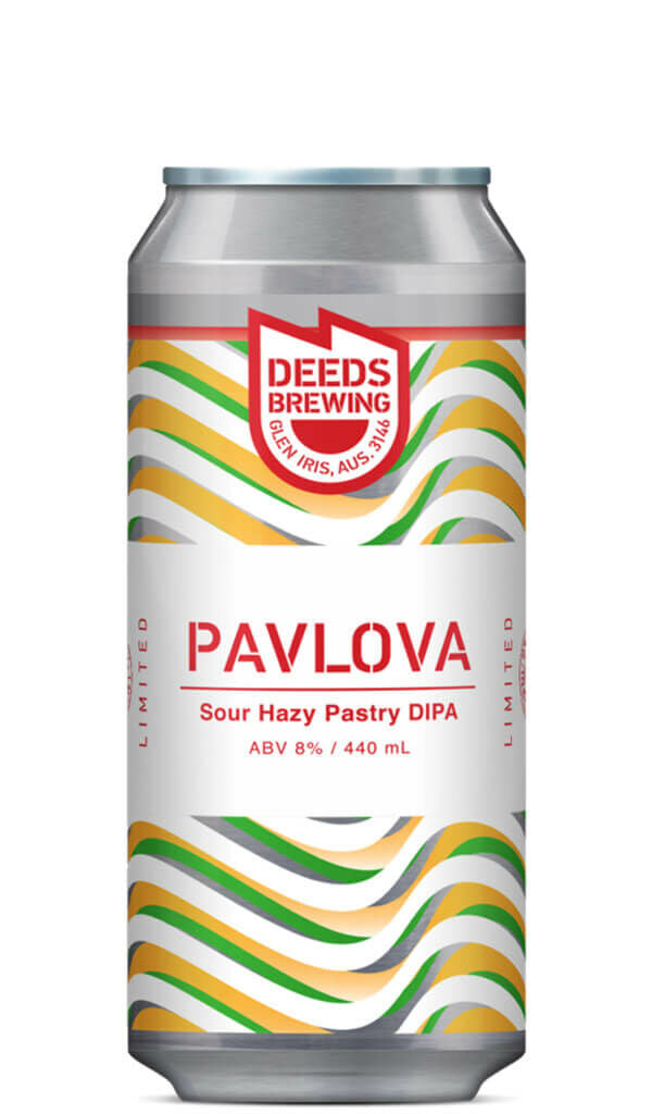 Find out more or buy Deeds Brewing Pavlova Sour Hazy Pastry DIPA 440ml online at Wine Sellers Direct - Australia’s independent liquor specialists.