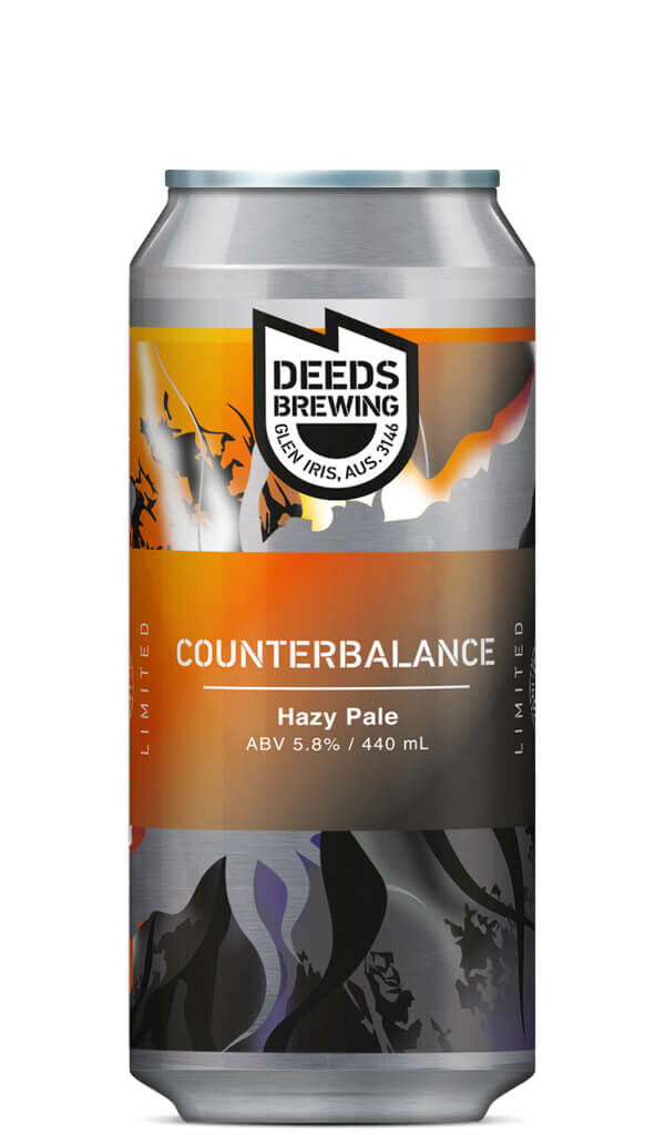 Find out more or buy Deeds Brewing Counterbalance Hazy Pale 440ml online at Wine Sellers Direct - Australia’s independent liquor specialists.