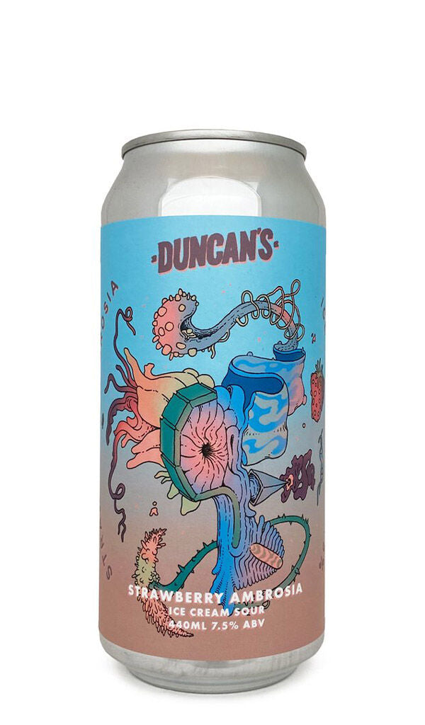 Find out more or buy Duncan's Strawberry Ambrosia Ice Cream Sour 440ml online at Wine Sellers Direct - Australia’s independent liquor specialists.