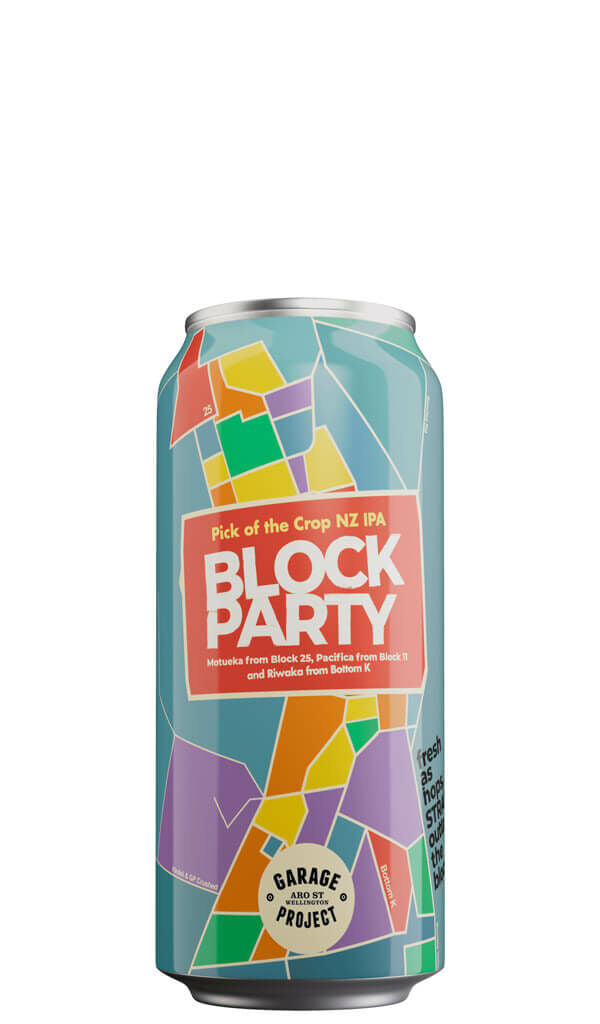 Find out more or buy Garage Project Block Party Single Origin NZ Hopped IPA 440ml online at Wine Sellers Direct - Australia’s independent liquor specialists.