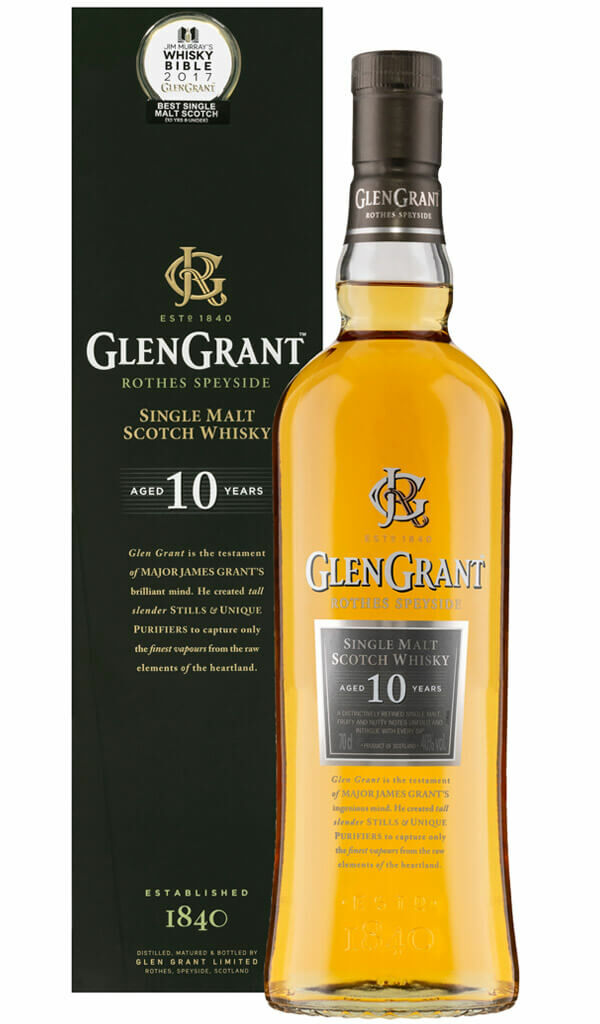 Find out more or buy Glen Grant 10 Year Old Single Malt Whisky 700ml (Speyside, Scotland) online at Wine Sellers Direct - Australia’s independent liquor specialists.