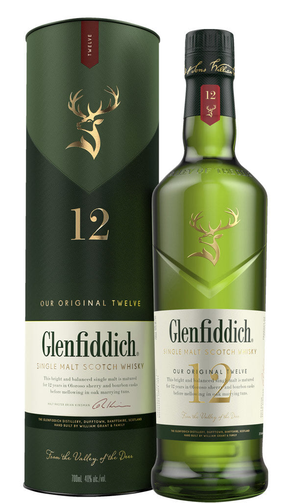 Find out more or purchase Glenfiddich 12 Year Old Single Malt Scotch Whisky 700mL available online at Wine Sellers Direct - Australia's independent liquor specialists.