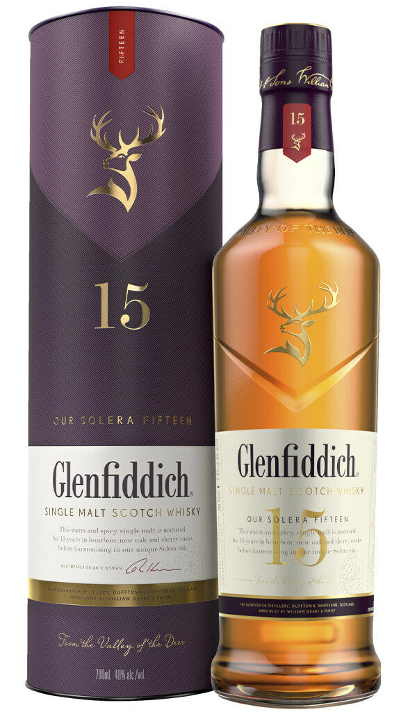 Find out more or buy Glenfiddich 15 Year Old Single Malt Scotch Whisky 700ml online at Wine Sellers Direct - Australia’s independent liquor specialists.