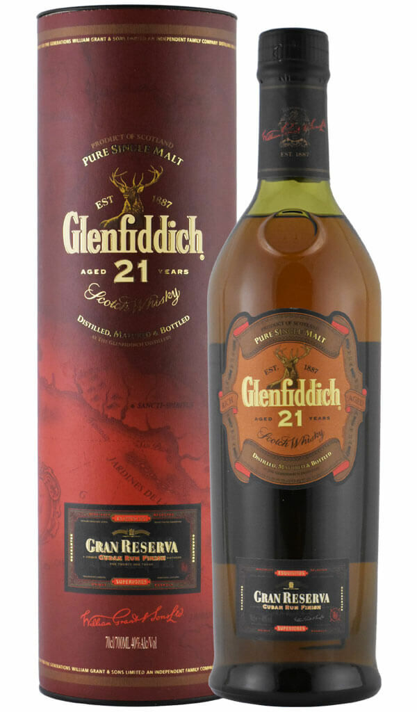 Find out more or buy Glenfiddich Gran Reserva 21YO (Cuban Rum Cask Finish) online at Wine Sellers Direct - Australia’s independent liquor specialists.