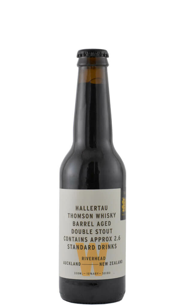 Find out more or buy Hallertau Thomson Whisky Barrel Aged Double Stout 330ml online at Wine Sellers Direct - Australia’s independent liquor specialists.