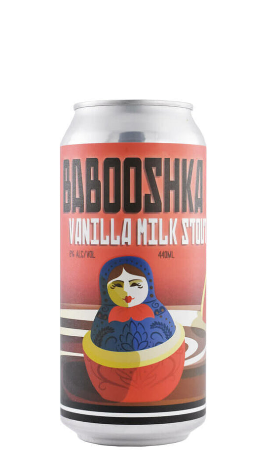 Find out more or buy Hargreaves Hill Babooshka Vanilla Milk Stout 440ml online at Wine Sellers Direct.