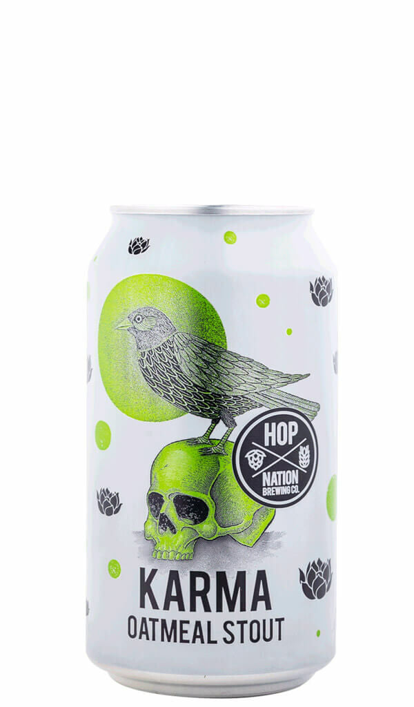 Find out more or buy Hop Nation Karma Oatmeal Stout 375ml online at Wine Sellers Direct - Australia’s independent liquor specialists.
