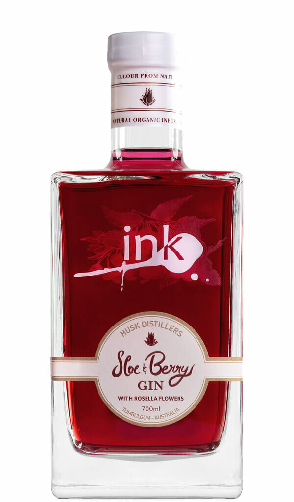 Find out more or buy Ink Sloe & Berry Gin 700ml (Husk Distillery) online at Wine Sellers Direct - Australia’s independent liquor specialists.