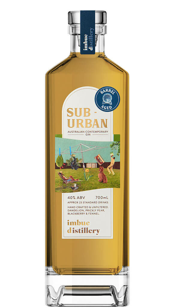 Find out more or buy Imbue Distillery Sub Urban Barrel Aged Gin 700ml (Research) online at Wine Sellers Direct - Australia’s independent liquor specialists.
