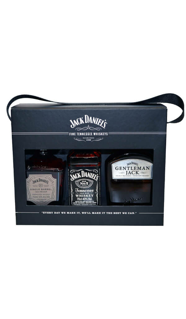 Find out more or buy Jack Daniel’s No 7 + Gentleman Jack + Single Barrel Gift Pack - 3 x 700ml online at Wine Sellers Direct - Australia’s independent liquor specialists.