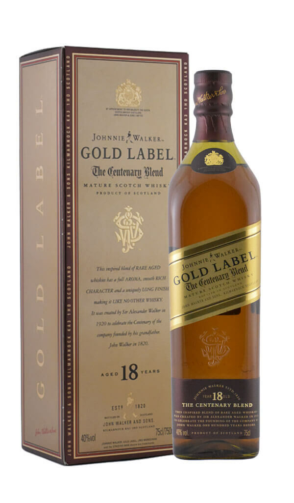 Find out more or buy Johnnie Walker Gold Label The Centenary Blend (18YO) 750ml online at Wine Sellers Direct - Australia’s independent liquor specialists.