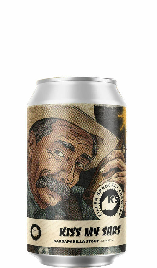 Find out more or buy Killer Sprocket Kiss My Sars Sarsparilla Stout 375mL online at Wine Sellers Direct - Australia’s independent liquor specialists.