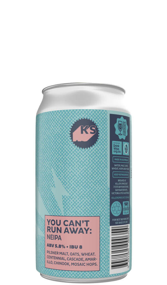Find out more or buy Killer Sprocket You Can't Run Away NEIPA 375ml online at Wine Sellers Direct - Australia’s independent liquor specialists.