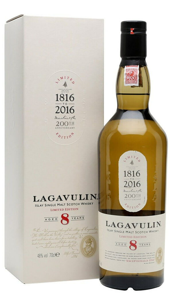Find out more or buy Lagavulin 8 Year Old 200th Anniversary Single Malt Scotch Whisky (Limited Edition) online at Wine Sellers Direct - Australia’s independent liquor specialists.