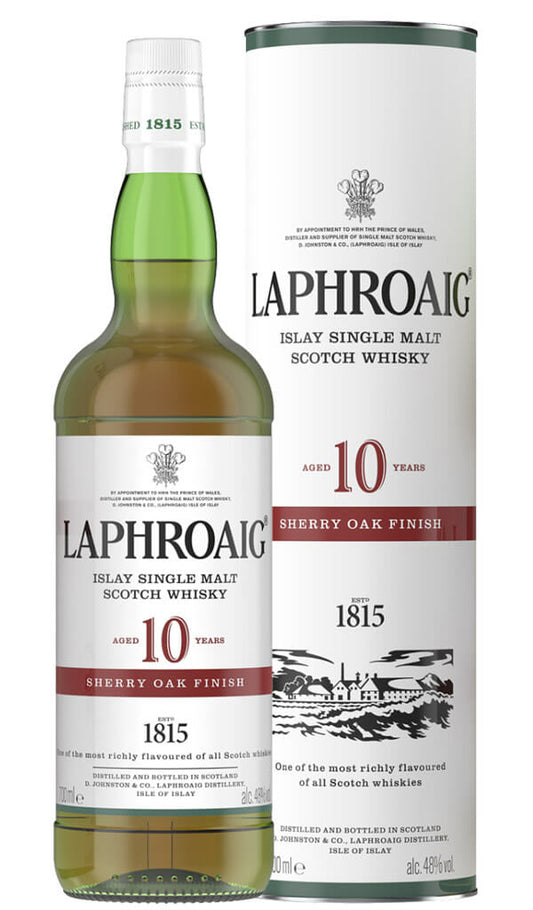 Find out more or purchase Laphroaig 10 Year Old Sherry Oak Single Malt Scotch Whisky 700mL available online at Wine Sellers Direct - Australia's independent liquor specialists.