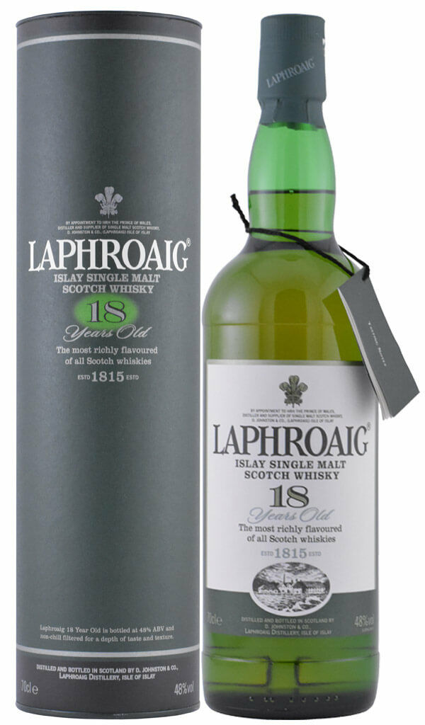 Find out more or buy Laphroaig 18 Year Old Scotch Whisky 700ml (Original Bottling) online at Wine Sellers Direct - Australia’s independent liquor specialists.