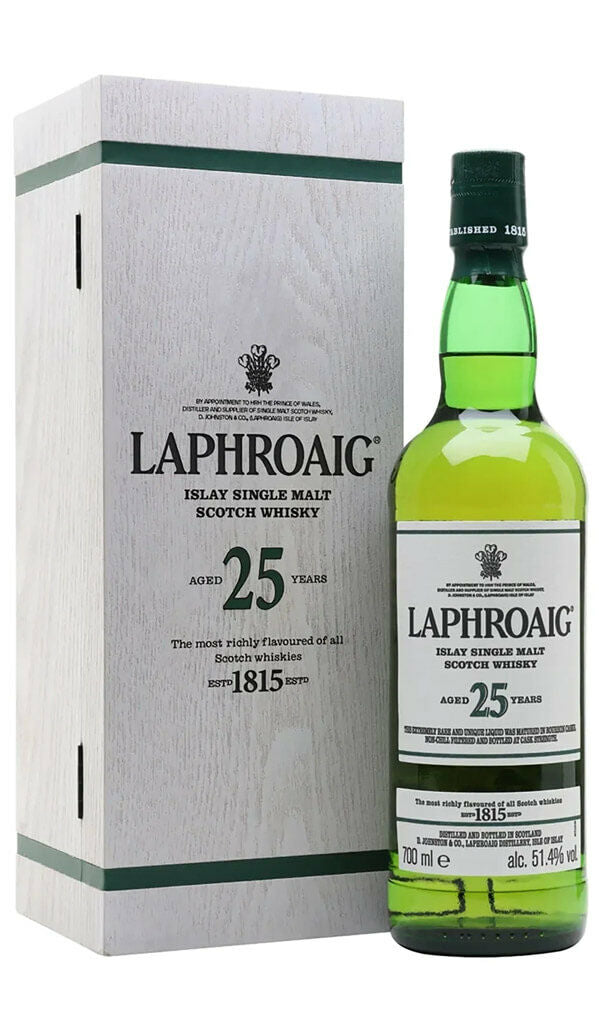 Find out more or buy Laphroaig 25 Year Old 700ml online at Wine Sellers Direct - Australia’s independent liquor specialists.