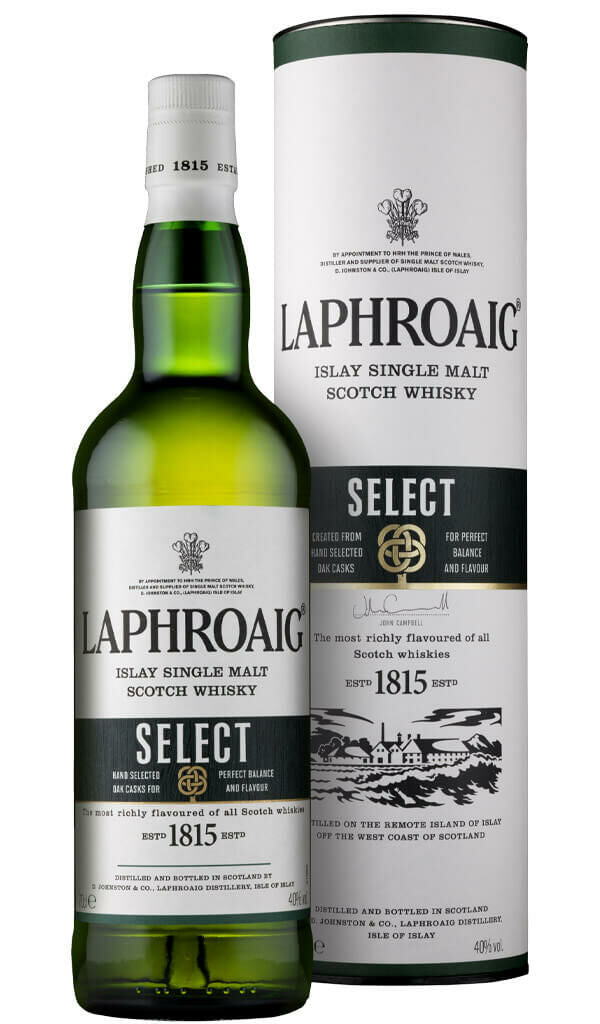 Find out more or buy Laphroaig Select Scotch Whisky 700mL online at Wine Sellers Direct - Australia’s independent liquor specialists.