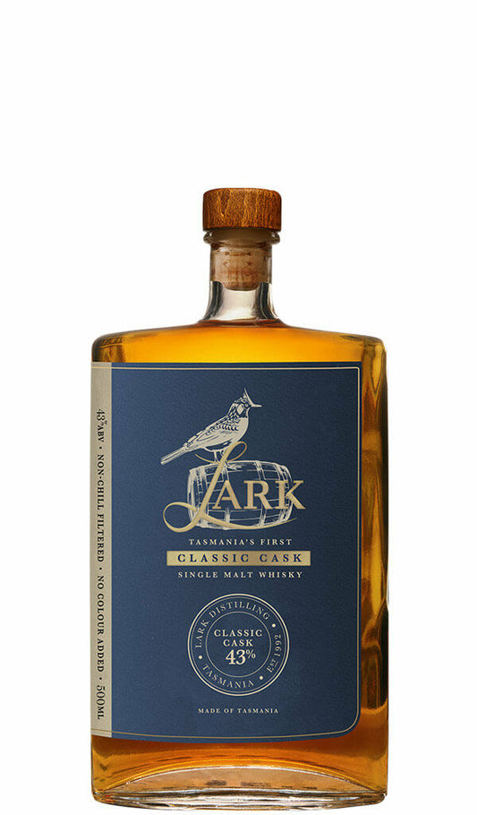 Find out more or buy Lark Classic Cask Single Malt Whisky 500mL (Tasmania) online at Wine Sellers Direct - Australia’s independent liquor specialists.