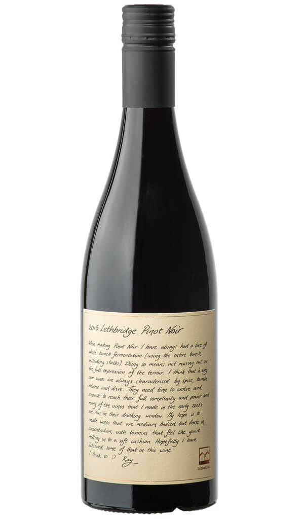 Find out more or buy Lethbridge Pinot Noir 2016 (Geelong) online at Wine Sellers Direct - Australia’s independent liquor specialists.