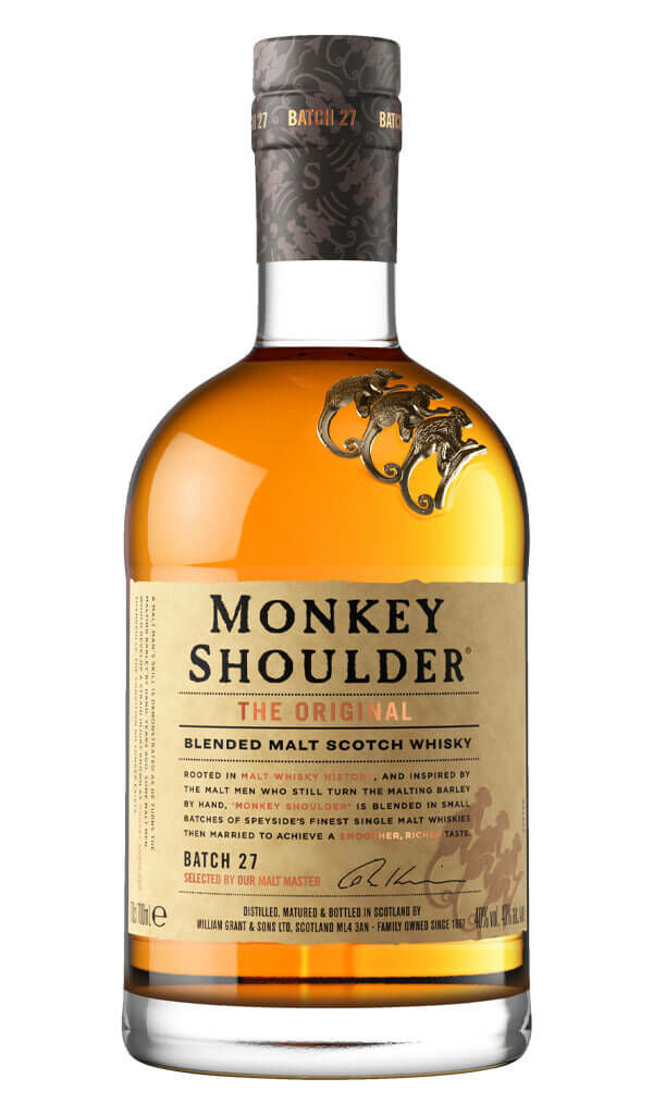 Find out more or buy Monkey Shoulder Batch 27 Blended Malt Scotch Whisky 700mL online at Wine Sellers Direct - Australia’s independent liquor specialists.
